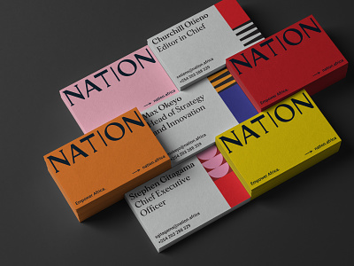 Business card for Nation african african design business card businesscard identity identitydesign logo