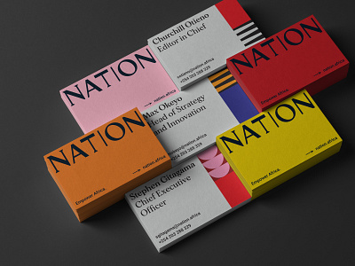 Business card for Nation african african design business card businesscard identity identitydesign logo