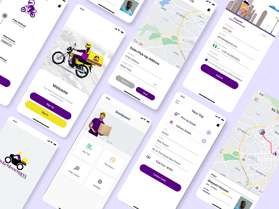 Delivery App design ui ux