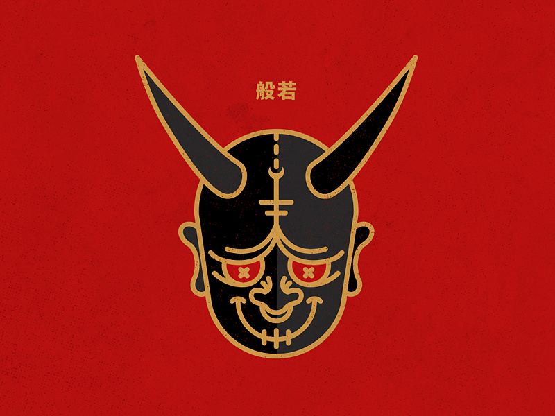 Hannya Mask 般若 by AYSE Studio on Dribbble