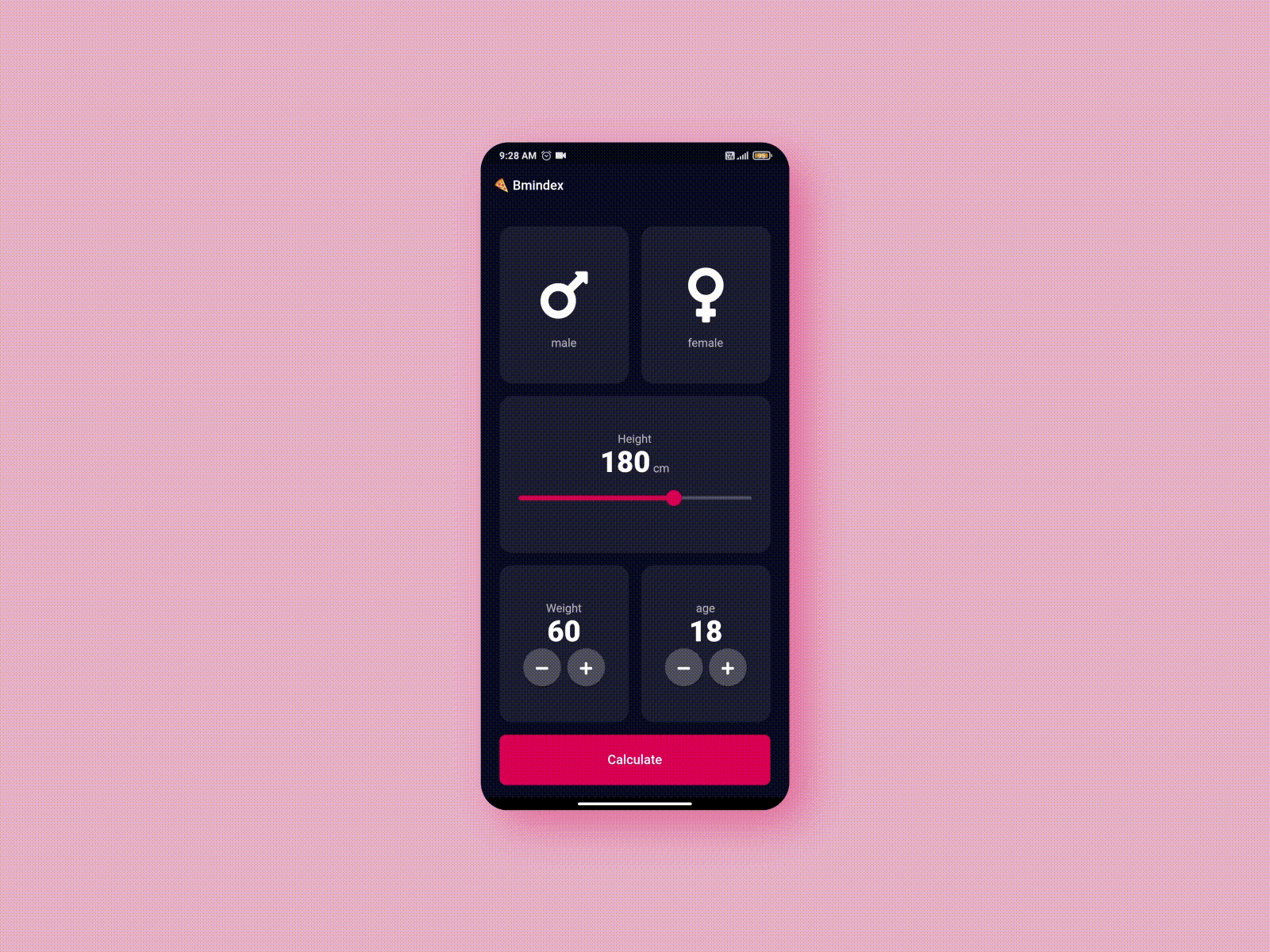Bmindex BMI Calculator By Rehan Ankalgi On Dribbble