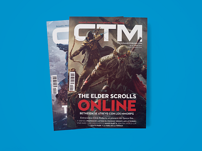 GTM (Games Tribune Magazine) - Cover elder scrolls online games magazine titanfall video games