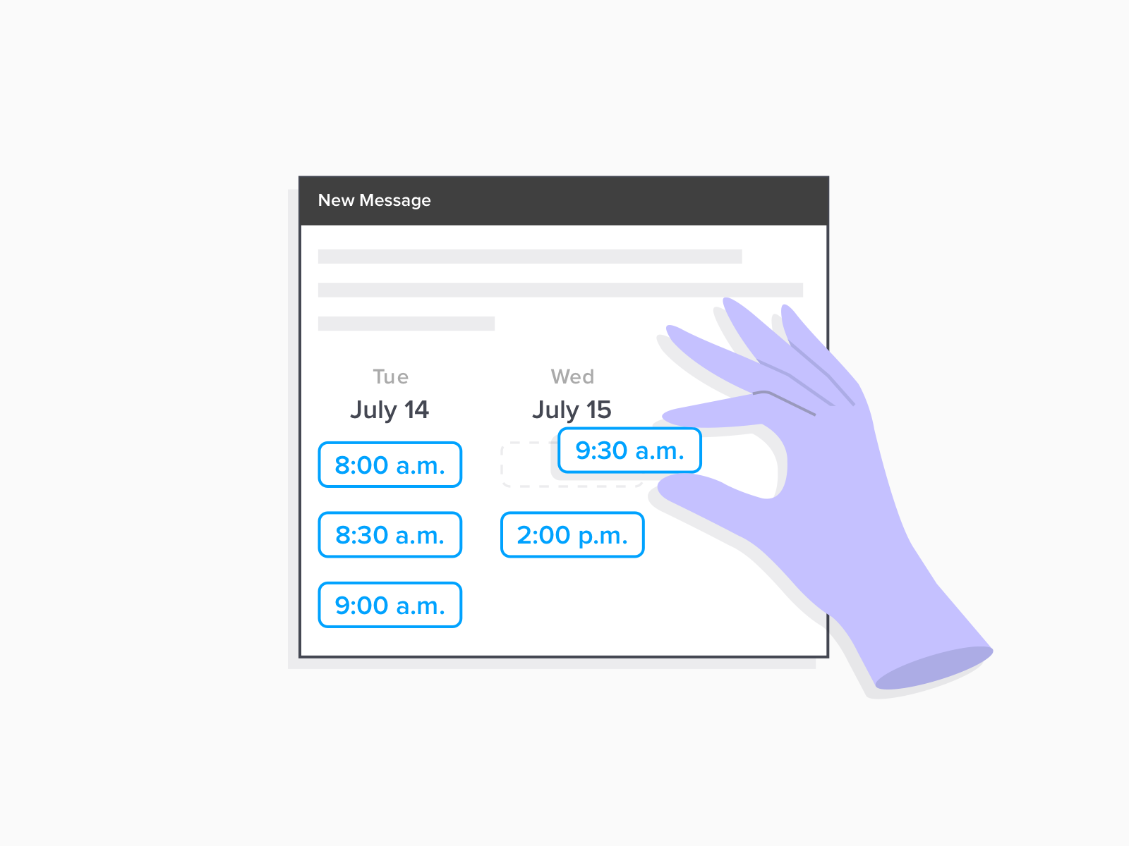 Calendly Chrome Extension by Mitch Millsaps for Calendly on Dribbble