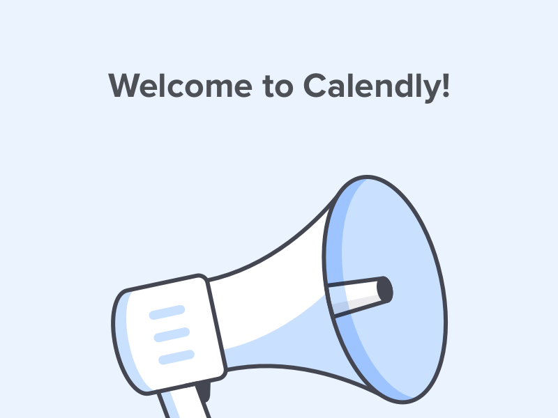 Calendly Onboarding Illustrations availability calendar clock illustration megaphone onboarding paint brush pencil plug scheduling series stopwatch vector