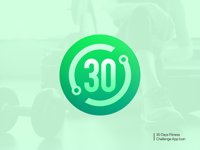 30 Days fitness challenge app icon