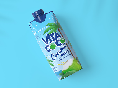 Vita Coco Packaging Update beverage branding coconut coconut water drink packaging design product design script tropical vintage visual identity