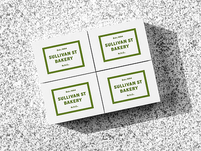 Sullivan Street Bakery Boxes bakery box branding cafe logo coffee design logo logotype restaurant visual identity