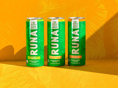 RUNA Package Design beverage design beverage logo beverage packaging branding drink graphic design natural packagingdesign