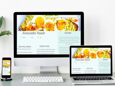 Responsive Recipe Website