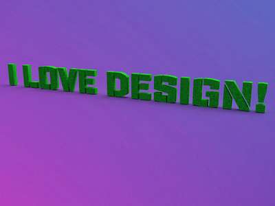 I love design!