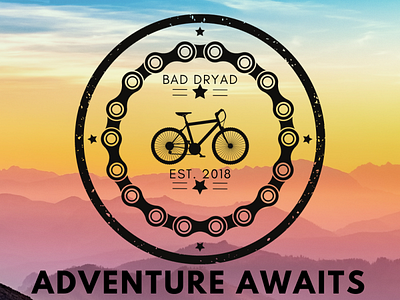 Adventure Brand Logo bad dryad graphic design visual design