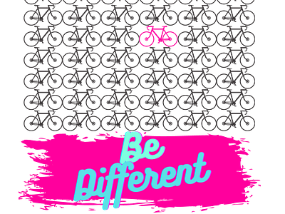 Be Different bad dryad illustration visual design