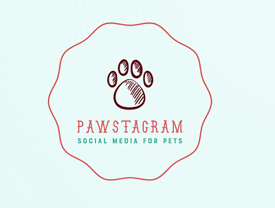 Instagram for Pets Logo 1 app artistic branding icon illustration logo ui vector visual design web