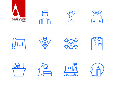Sleekons a design award award design design award graphic iconography icons iconset minimal sleekons symbol