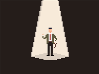 Mr.Bean 90s pixel pixel art