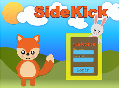 Sidekick app art design illustration illustrator ui ux vector web website