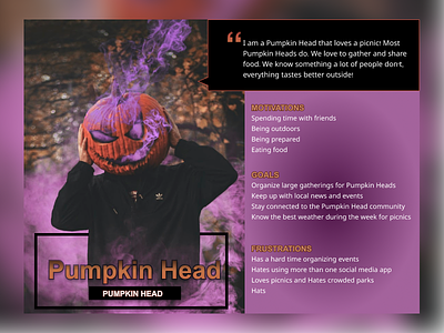 PersonaHead design halloween halloweenpersona persona personas ui uidesign ux