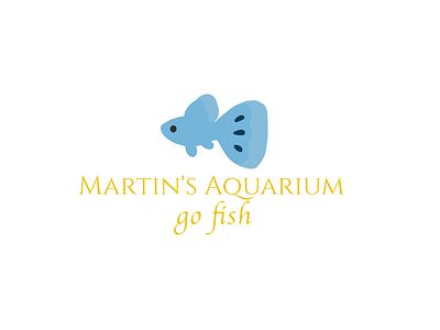 Logo for Martin's Aquarium art branding design icon illustration logo minimal ui ux vector