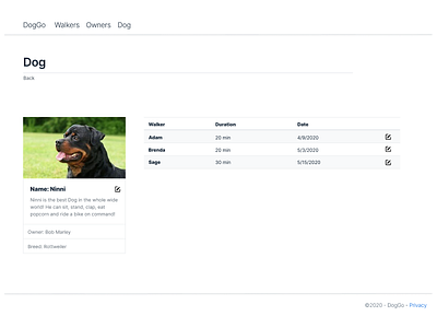 Mock-Up For Dog Walking App branding design ui ux web website