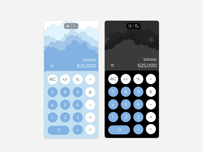 Simple calculator dailyui design graphic design ui vector