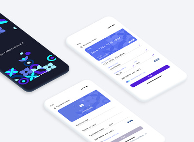 Credit card checkout app design mobile app ui ux web