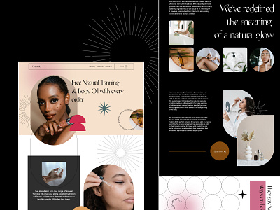 Cosmetics company e-commerce website