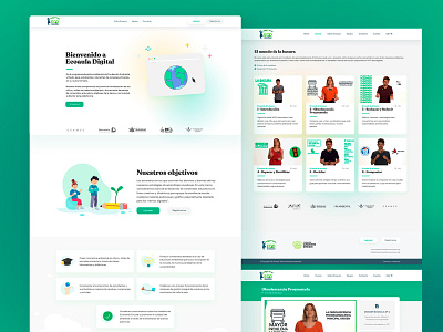 Ecoaula Digital design ui website