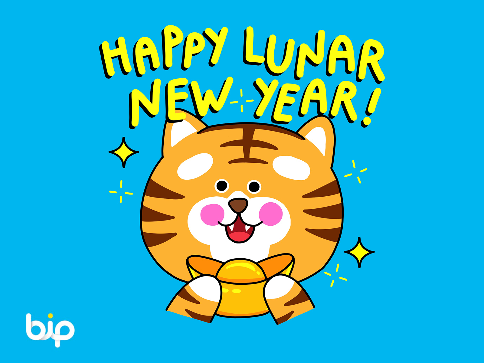 Lunar New Year Tiger sticker by Idil Keysan on Dribbble