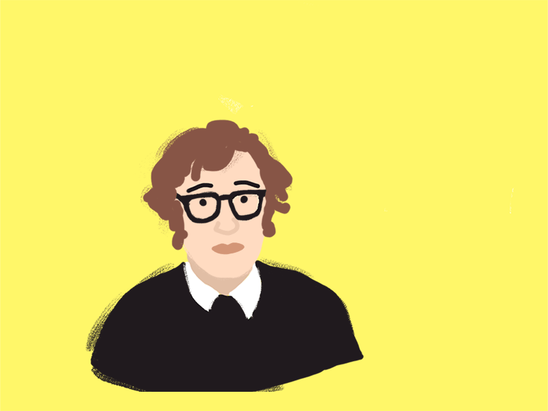 Woody Quote line movie quote allen woody motion illustration animation gif