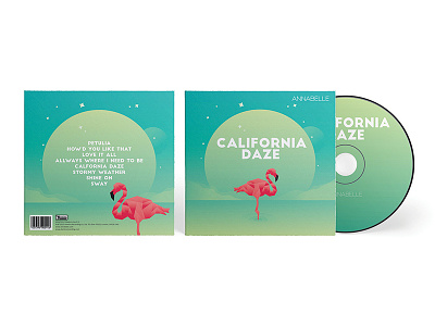 Album Cover album cd cover design flamingo indie music package