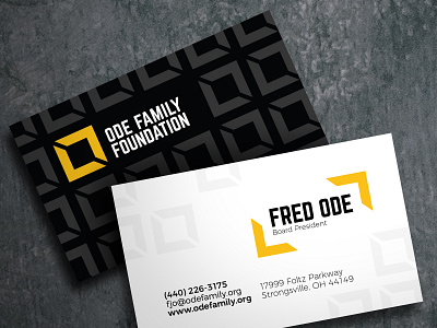 Ode Family Foundation branding design flat icon logo typography website