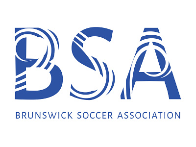 Brunswick Soccer Association Logo brand identity branding design graphic design logo