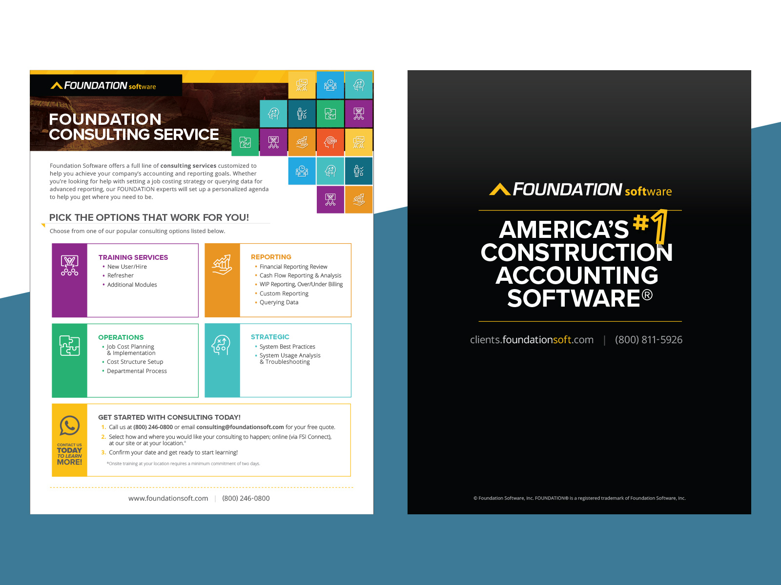 Foundation Software Datasheets by Michael Kovach on Dribbble