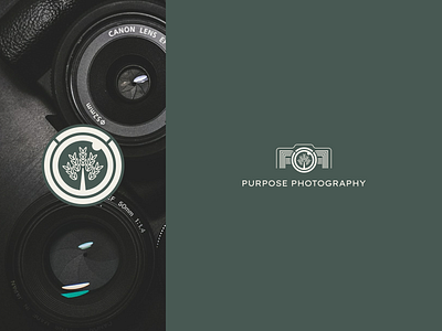 Purpose Photography Logo brand branding clean design identity logo logodesign logotype mark symbol ui ux