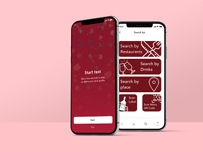 Wine note app UX/UI