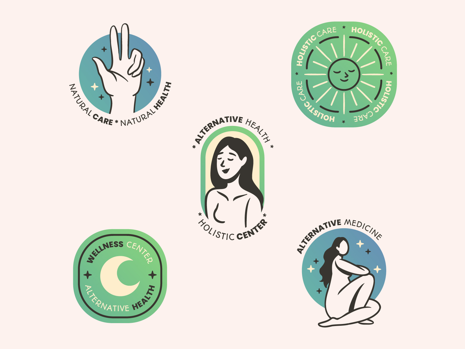 branding-illustration-holistic-logos-by-daniela-de-los-r-os-on-dribbble