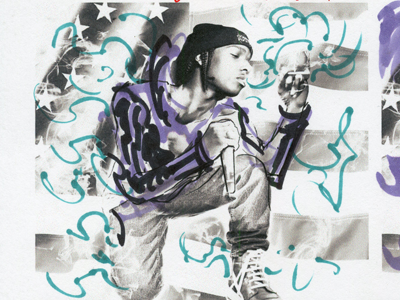 A$AP Rocky - Thumbnails asap rocky gig poster illustration process reference thumbnail