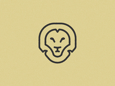 Lion - WIP art big cat line lion simple