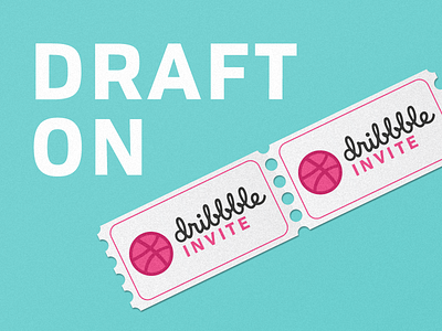 2 Dribbble Invites - Draft On