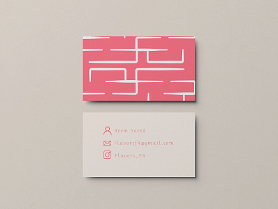 Business Card "Flavors"