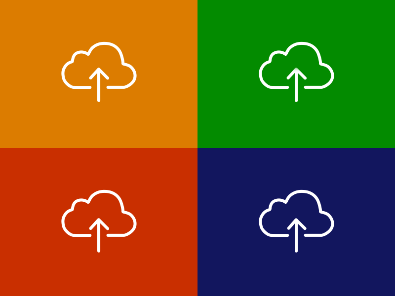 Save Cloud Icon Animation animation icon ui
