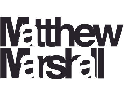 Matthew Marshall Wordmark helvetica identity wordmark