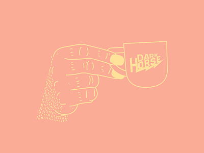 Believe in the Furrr big foot coffee espresso illustration line art pastel pink sasquatch truckee yellow yeti