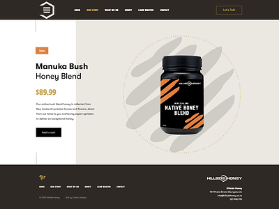 Hillside Honey Product Page