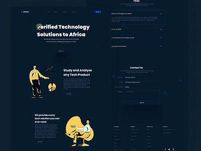 Dark mode Landing page Design app design illustration logo minimal ui ux web website