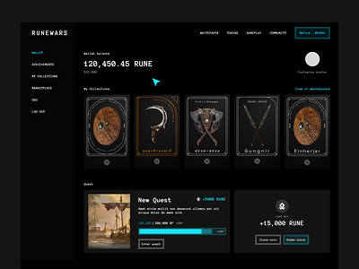 Game UI - Marketplace