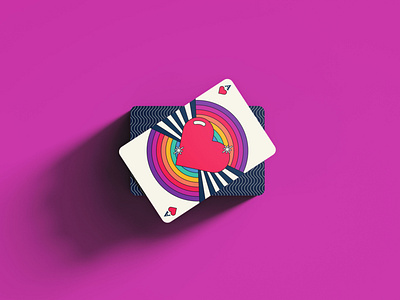 Playing Card - Rebound for #dribbbleweeklywarmup design drawing dribbbleweeklywarmup illustration playing card poker poker cards vector weekly warm up