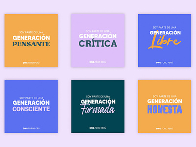 Social media - Design - Desafíos Nueva Generación branding conservative cultural culture design feed graphic design instagram political politics post design posts social media