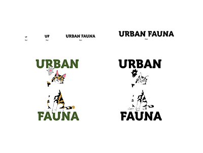 Urban Fauna Style Guide design illustration illustrator logo