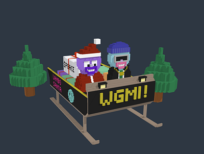 Groupie Christmass voxel